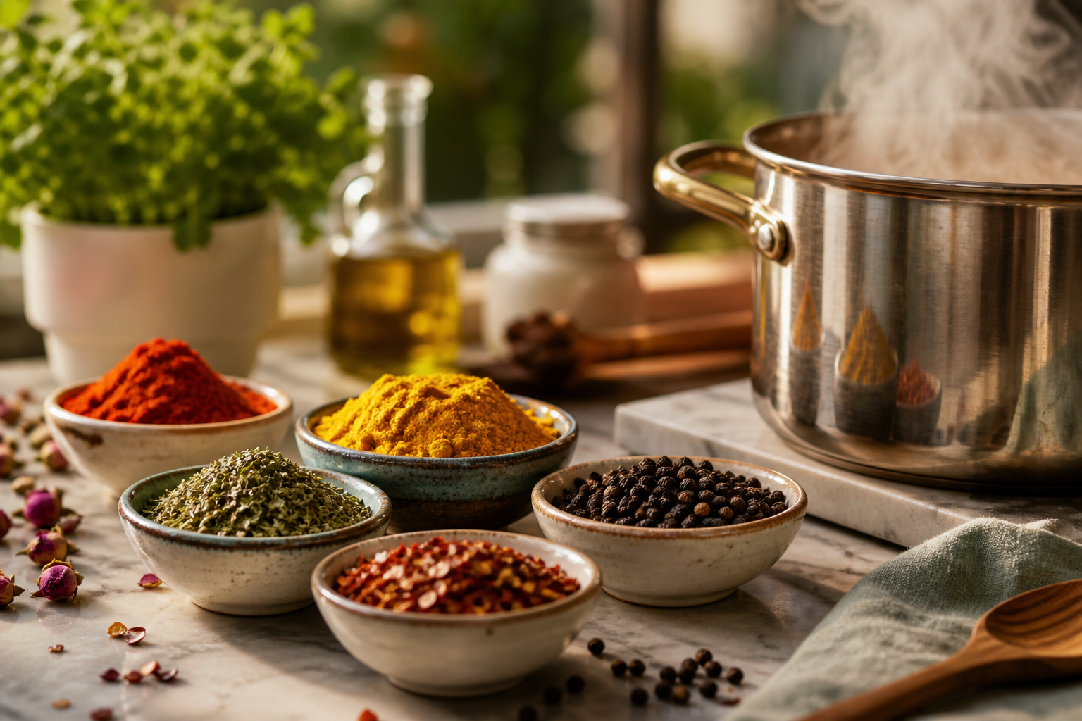 زمان طلایی افزودن ادویه؛ تفاوت یک دست‌پخت معمولی با شاهکار!