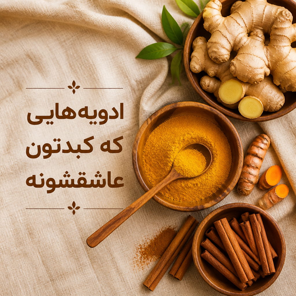 ادویه‌هایی که کبد و معده‌تون عاشقشونه | راهنمای علمی و خانگی