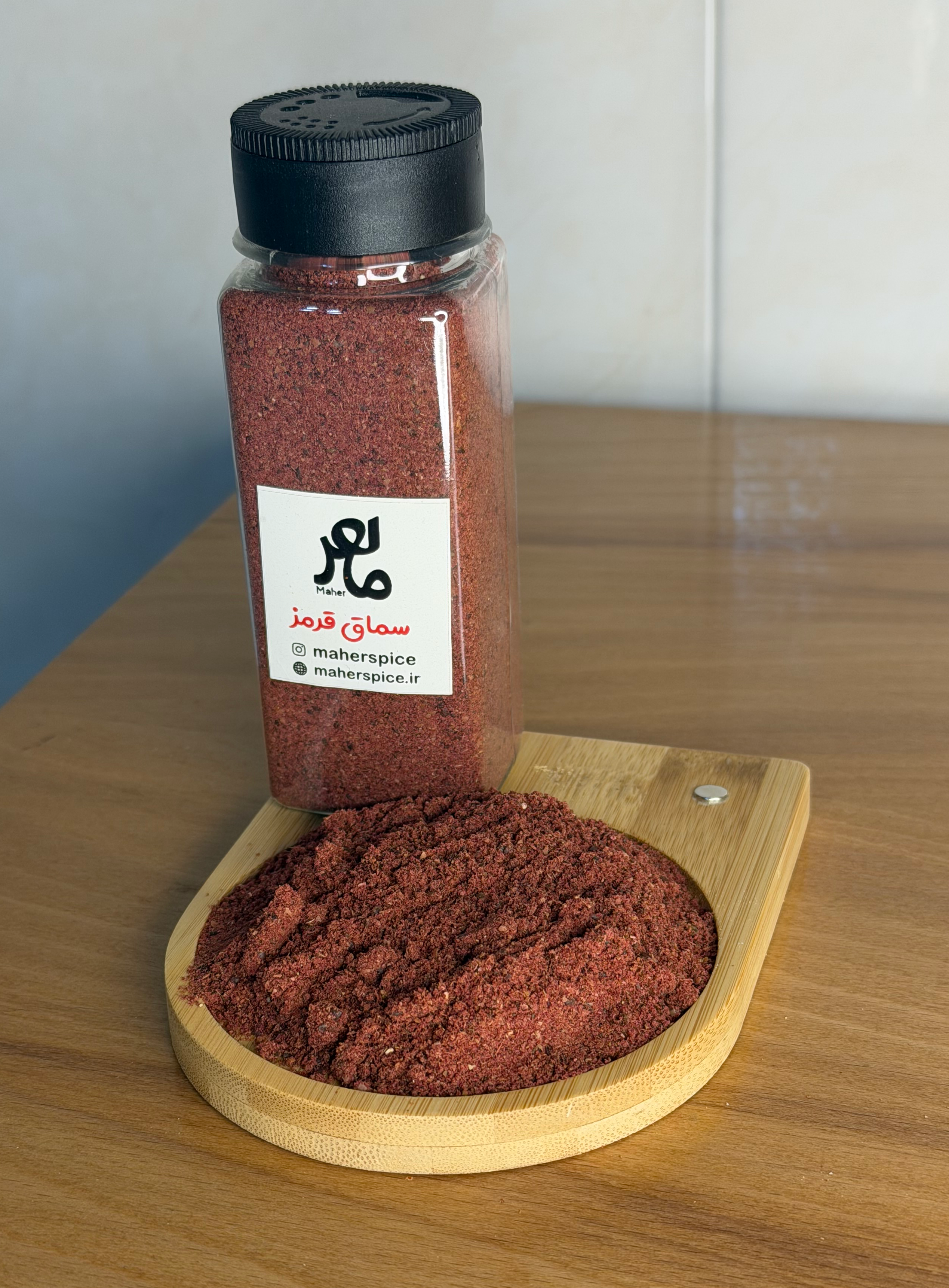 سماق قرمز سر گل و بدون هسته اعلاء ماهر، ۱۱۰ الی 500 گرم،دارای پک تست 10 گرمی red sumac